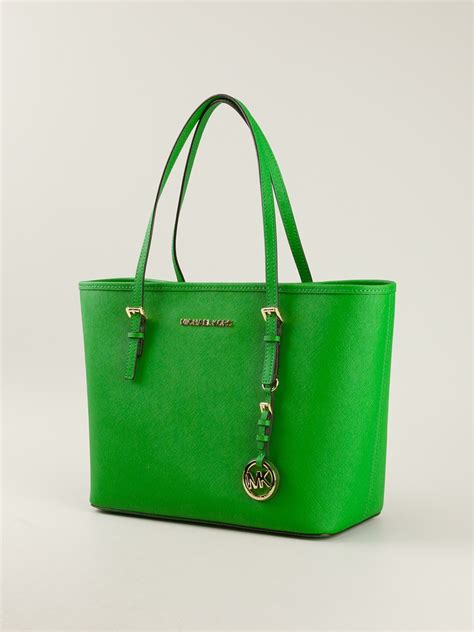 michael kors tote bag green